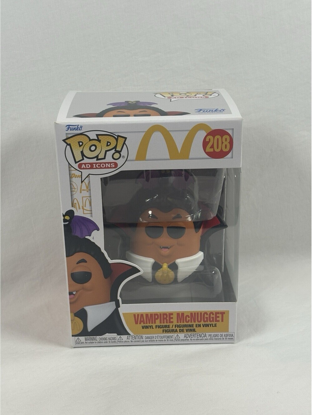 Funko POP! Ad Icons Halloween McDonalds Nuggets Vampire McNugget #208 Figure
